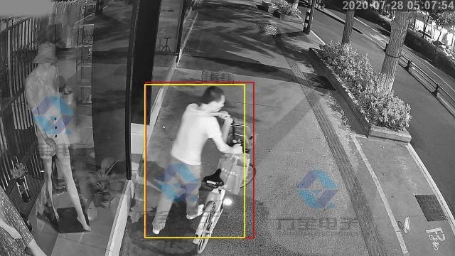 AI人形分析监控系统画面 AI人形分析监控系统画面