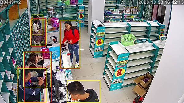 AI人形分析监控系统调试画面 AI人形分析监控系统调试画面